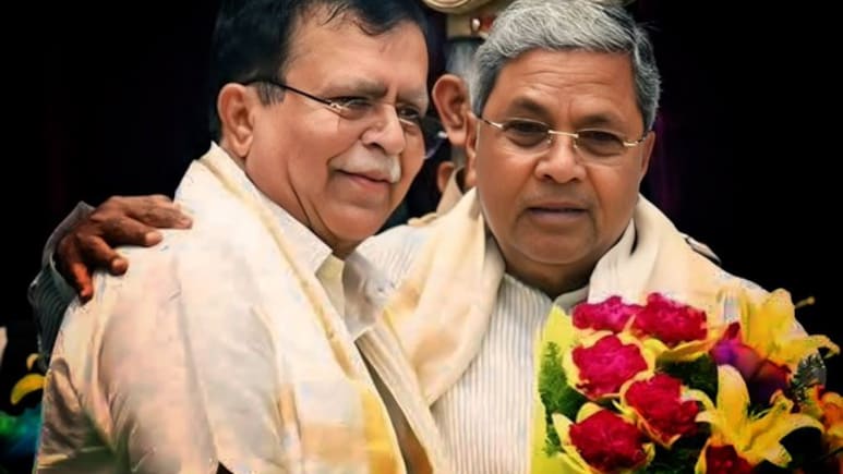 KN Rajanna with Siddaramaiah |Image: ndtv